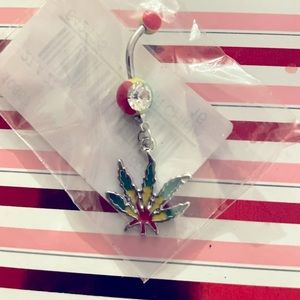 Brand New "Leaf" Belly Ring